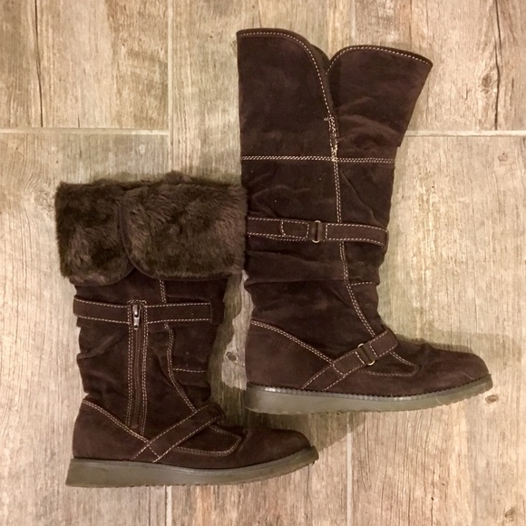 Mudd Shoes - Suede Furred Boots - Send an offer!